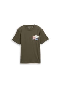TOM TAILOR - T-Shirt, Baumwolle, für Herren - 10348 GARDEN WHITE