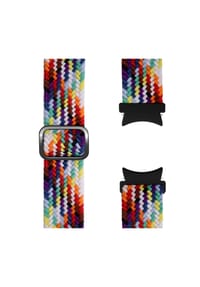 WRISTR - Flex Loop-Armband im Flecht-Design für die Samsung Galaxy Watch - Rainbow
