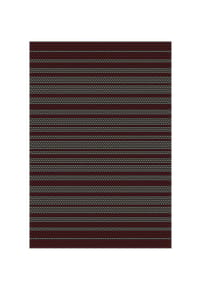 Arte Espina - Wohnzimmer Teppich – Kurzflorteppich Ambience 800 in schwarz - rot - weiß - schwarz - rot - weiß