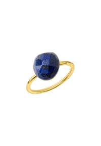 VANDENBERG - Damen Ring, 925er Silber mit Lapislazzuli - GOLD