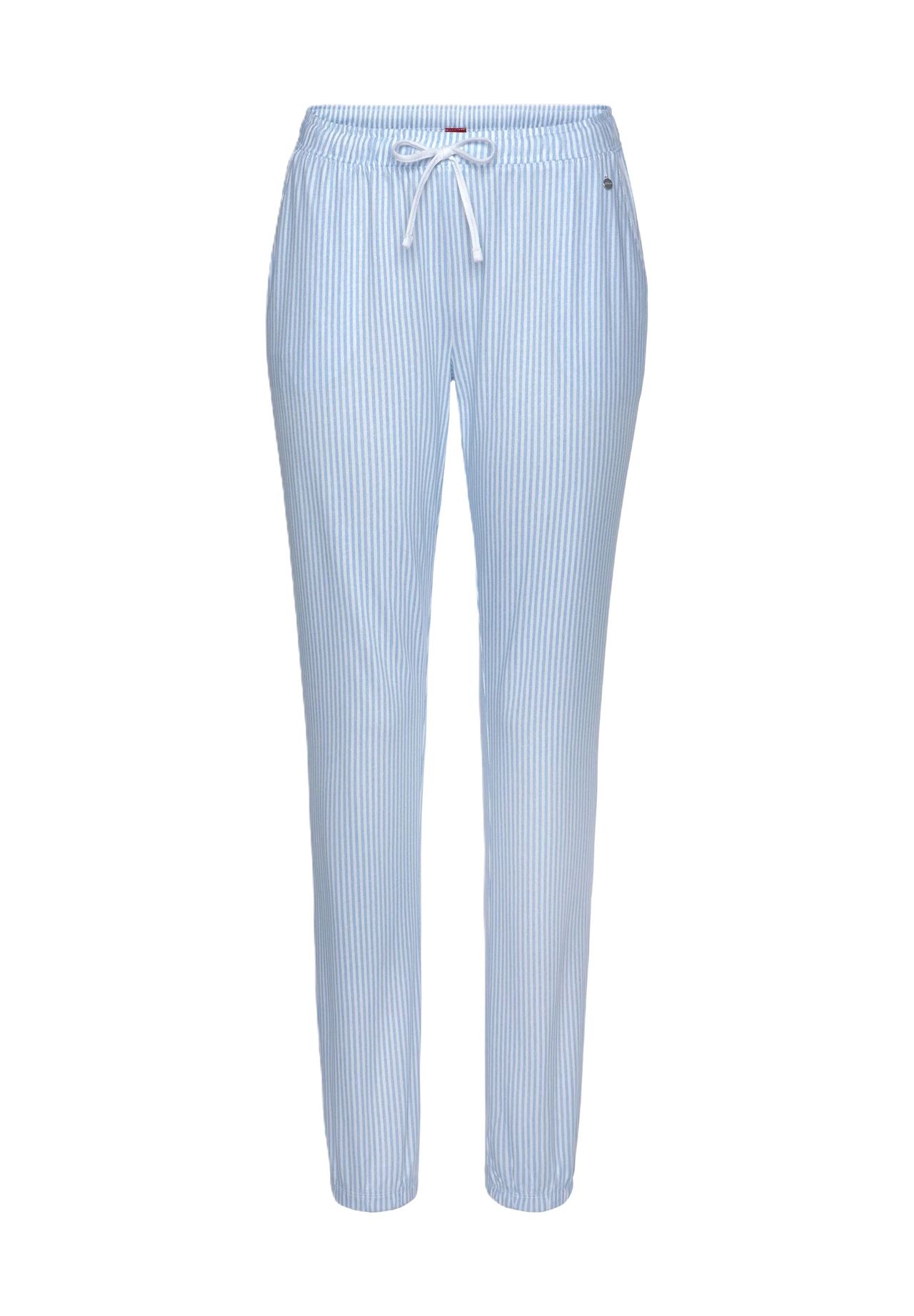 S.oliver Everyday Nw Schlafanzug-Hose Gummibund Für Damen Blau in Größe 40/42 - Bild 4