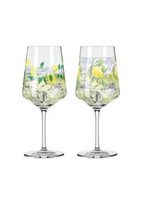 RITZENHOFF Cocktailglas-Set, 2-teilig - SOMMERTAU LIMONCELLO - GRÜN,GELB.WEIß,BLA