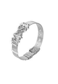 heideman - Mesh Armkette für Frauen Mesh Armband poliert - goldfarben