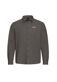 Jack Wolfskin - Freizeithemd Prelight Suncool, Langarm, Kent-Kragen, Herren - FLINT