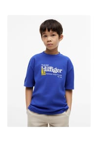 TOMMY HILFIGER - T-Shirt, Baumwolle, für Kinder - C8P  BLUE