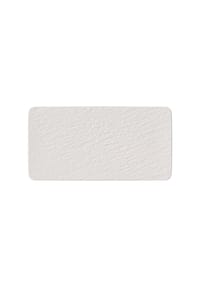 Villeroy & Boch Servierplatte rechteckig Manufacture Rock blanc - Manufacture - weiß