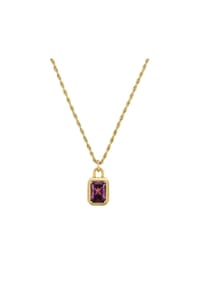 JOOP! - Ketten mit Anhänger für Damen, Edelstahl, Zirkonia - Gold