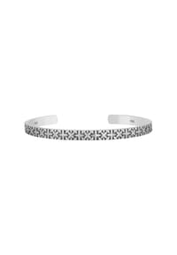 caї WOVEN - Herren Armreif, 925er Silber - SILBER