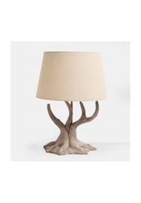 LOBERON - Tischlampe Kestrell creme - creme