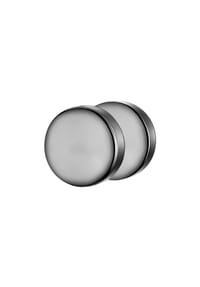 TRUE REBELS - Herren Ohrringe aus Edelstahl in gunmetal - gunmetal