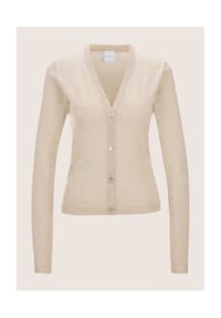 MADELEINE - Elegante Jacke mit Glanzeffekten - kiesel / goldfarben