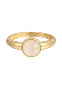 Rafaela Donata - Damen Ring aus 925/- Sterling Silber in gelbgold mit Mondstein - gelbgold