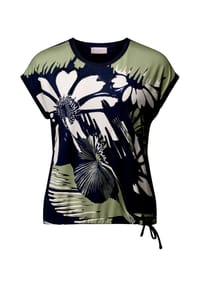 BETTY BARCLAY - T-Shirts, Tunnelzug, für Damen - 8803 D.BLUE/KHAKI