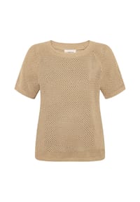 CARTOON - Strickpullover, Ajourmuster, für Damen - 5829 KHAKI/GOLD