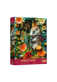 Trefl - Puzzle Premium Plus - Jubiläum - Igel, 1000 Teile, 68 x 48 cm - 