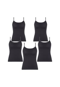 sloggi - Spaghettitop Pure Comfort - BLACK