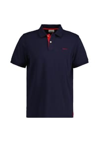 GANT - Herren Poloshirt - REGULAR CONTRAST PIQUE RUGGER, Knopfleiste, Cotton Stretch - Anthrazit