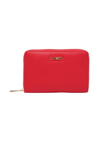 L.CREDI FILIPPA - Brieftasche, Reißverschluss, RFID-Schutz, für Damen - CREME