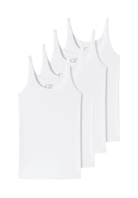SCHIESSER - Unterhemd / Top 4er Pack 95/5 Organic Cotton - Sand