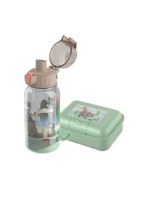 HABA - Geschirr-Set Trinkflasche & Brotdose im Doppelpack - Dino