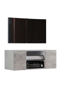 VCM. - TV Möbel | Wandboard | Lowboard hängend | Maße H. 40 x B. 115 x T. 36 cm | Wandschrank - Jusa - Honig-Eiche