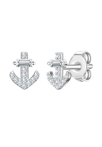 Rafaela Donata - Damen Ohrringe aus 925/- Sterling Silber in Silber mit Zirkonia - silber