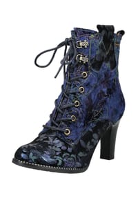 LAURA VITA® - Veloursleder/Textil Stiefelette - Bronze