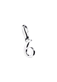 GIORGIO MARTELLO MILANO - Charm Zahl 6 - silber