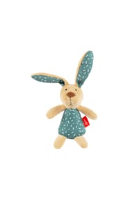 sigikid® - Greifling Hase petrol ,  für Babys und Kinder - petrol/beige
