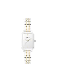 s.Oliver - Armbanduhr The Rectangular - bicolor