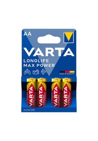 COFI - Varta Longlife Max Power AA Batterien (4-Pack) – 1,5V Alkaline für - 