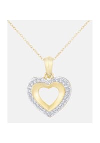 Diamant L'eternel - Kette mit Anhänger, mit Diamant, 375 Gelbgold - gold