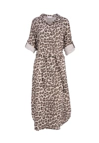 Seasons of April - Blusenkleid VICTORIA LEO MUSSELIN Victoria Leo Musselin Kleid 100% Baumwolle Maxikleid One Size - Creme