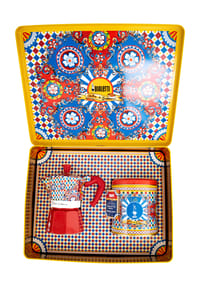 BIALETTI Espressokocher-Set - Dolce & Gabbana - BUNT
