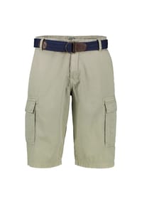 LERROS - Cargobermuda inklusive Gürtel - TINTED GREY