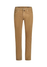 pierre cardin - Hose Laval aus Cord, zeitlose Eleganz - 8220 CARAMEL CAFÉ