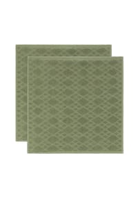 VOSSEN® - Küchenhandtücher Urban Grid 2er Set matcha green - 5275 - grün