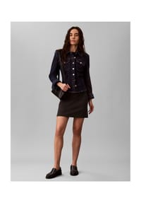 Calvin Klein Jeans - Minirock, Gummibund, für Damen - UB1 BLACK