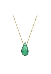 CELESTA® - Damen Collier, 375er Gelbgold, Chalcedon - GELBGOLD