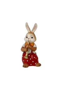 Goebel Figur Hase - Süßer Flötenspieler - Osterhasen - Bunt