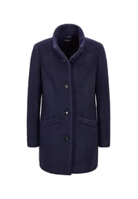 GOLDNER - Stepp-Winterjacke mit Kapuze - marine