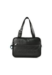 PATRIZIA PEPE - Schultertasche Leder 34 cm - mysterious green