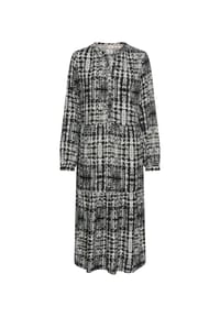 camel active - Langarm Kleid aus reiner Viskose - Blumenmuster