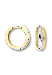 ONE ELEMENT Golden Grace - Ohrringe   Creolen aus 333 Gelbgold - gold