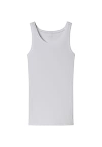 SCHIESSER - Pure Rib Unterhemd, U-Ausschnitt, für Damen - 100 WEISS