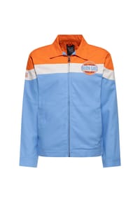 KING KEROSIN - Bikerjacke im Retro-Racing-Look Burn Gas - hellblau