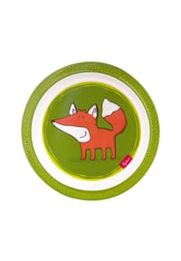 sigikid® Teller Fuchs Forest Fox rPET ,  für Kleinkinder und Kinder - FOREST FOX - grün