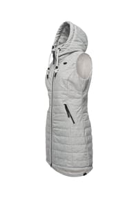 ragwear™ - Steppweste Lucinda Vest Long - White