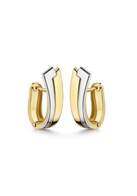 fascination by Ellen K. - Klappcreolen 375/- Gold - mehrfarbig