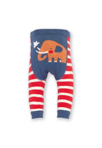 KITE - Baby Mammut und Taube Strickleggings Bio-Baumwolle - rot